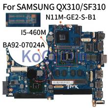 Placa base de ordenador portátil para SAMSUNG QX310/SF310, Notebook, BA41-01341A, BA92-07024A, I5-460M, N11M-GE2-S-B1, HM55, DDR3 2024 - compra barato