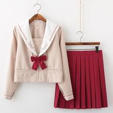 Falda de uniforme japonesa Kawaii, traje de marinero, top + Falda plisada, estilo universitario, Lolita 2024 - compra barato