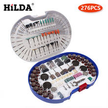 Аксессуары для вращающегося инструмента HILDA для легкой резки, шлифовки, резьбы и полировки, комбинация инструментов для Hilda Dremel 2024 - купить недорого