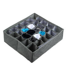 30 Cells Bamboo Charcoal Ties Socks Drawer Ties Bra Socks Draw Divider Container For Underwear Organizer 2024 - buy cheap