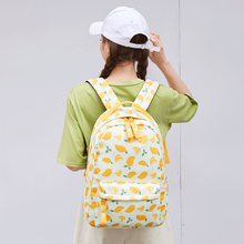 Mochila escolar feminina à prova d'água, mochila de abacate com estampa de manga, mochila para adolescentes, material para estudantes e universidade 2024 - compre barato