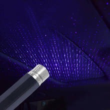 Звездный проектор с USB, ночник на крышу автомобиля, атмосферная лампа для дома, спальни, декоративный динамический проектор Galaxy 2024 - купить недорого