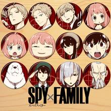 Anime SPY FAMILY Yor Forger Anya Forger Figure 7247 Badge Round Brooch Pin Gifts Kids Collection Toy 2024 - buy cheap