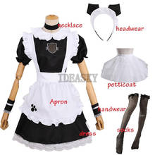 Sexy French Maid Costume Sweet Gothic Lolita Dress Anime Cosplay cat Sissy Maid Uniform Plus Size Halloween Costumes For Women 2024 - buy cheap
