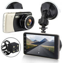 4 Inch LCD Screen 170 Degree Dash Cam Dual Lens HD 1080P Camera Car DVR Vehicle Video Recorder G-Sensor Parking Monitor 2024 - buy cheap