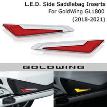 New Motorcycle LED Side Saddlebag Lnserts For Honda Gold Wing GL1800 2018 2019 2020 2021 Goldwing GL1800 Tour DCT Airbag 2024 - buy cheap