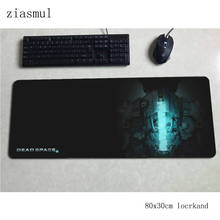 dead space mousepad 800x300x3mm cute Computer mouse mat gamer gamepad pc gamer home gaming mousemat desk pad office padmouse 2024 - buy cheap