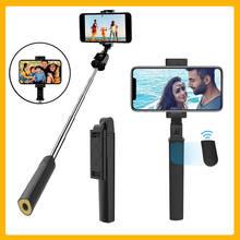 K11 Bluetooth Wireless 3 in 1 Selfie Stick Handheld Monopod Foldable Extendable Mini Tripod For Phone With Shutter Remote 2024 - buy cheap
