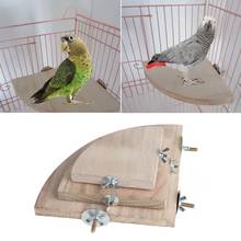 Деревянная подставка для птиц и попугаев, 3 размера 2024 - купить недорого
