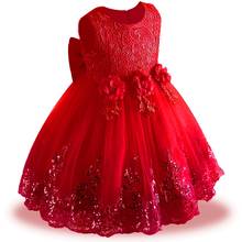 Fashion Christmas Lace Girls Dresses Teenagers Summer Princess For Girl Vestido Wedding Party Dress Girls Clothing Kids Clothes 2024 - buy cheap