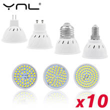 10pcs/lot Lampada LED Lamp E27 E14 GU10 MR16 220V Bombillas LED Bulb Spotlight 48 60 80LEDs 2835 Lampara SpotLight 2024 - buy cheap