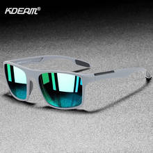 KDEAM Square Polarized Sunglasses Men Fishing Outdoor Sports Sun Glasses Photochromic Lens Goggles Super Light Frame CE X11 2024 - buy cheap