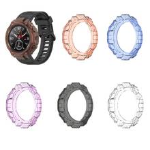 Capa protetora para smartwatch huami amazfit, capa de tpu macio para relógio t-rex 2024 - compre barato