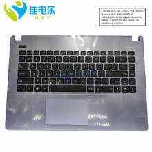 UI replacement keyboard for ASUS X450 VP X450C X450V X450VC X450CA Keyboard silver gray Upper case 0KNB0-4132UI00 13NB01A1AP0301 2024 - buy cheap
