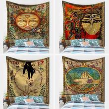 Decor Psychedelic Medusa Tapestry Classical Greek Myth Tapestry Sun God Hand Eye Tarot Wall Hanging Tapestries Wall Cloth Carpet 2024 - buy cheap