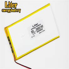 Bateria recarregável de polímero de lítio li-ion, para tablet pc e laptop, celular, alto-falante, 1 fábrica, 3580140 v, 3.7 mah 2024 - compre barato