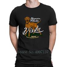 Vizsla t camisa novo estilo primavera família roupas de impressão s-xxxl solto húngaro vizsla algodão camiseta 2024 - compre barato