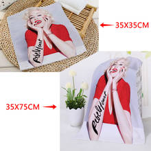 New arrival Custom Madonna Printed Face Towel Microfiber Fabric Square rectangle Towels Size 35x35cm 35x75cm Custom Logo 2024 - buy cheap