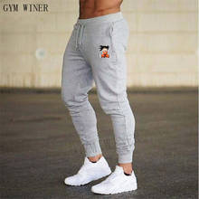 Calça hare masculina casual de moletom, calça elástica de hip hop, corrida, fitness, treino, 2018 2024 - compre barato