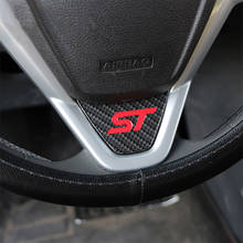 6 часов ST наклейка на руль с блестками ABS хромированный чехол стикер s для Ford Fiesta для Ecosport 2009 - 2017 автомобильные аксессуары 2024 - купить недорого