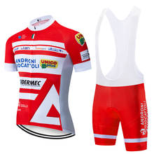 Новая велосипедная одежда ANDRONI, велосипедная Джерси, быстросохнущая велосипедная одежда, мужские летние командные велосипедные Джерси, ком... 2024 - купить недорого