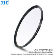 JJC-Filtros de repuesto para cámara, filtro UV L39 multicapa ultradelgado, 37/40.5/43/46/49/52/55/58/62/67/72/77/82 2024 - compra barato