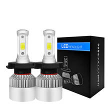 72W 8000LM/Lots LED HeadLight Bulbs for Cars H4 9003 HB2 2Pcs Car LED Headlight Hi/Lo Auto Car Lamp 6000K White 12V Good Quality 2024 - buy cheap