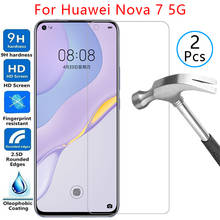 Protector de pantalla de vidrio templado para huawei nova 7 5g, funda protectora para huawei, nova7, 6,53, 360 2024 - compra barato