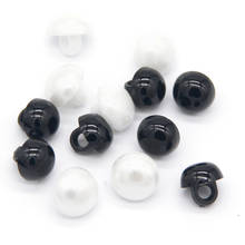 Mini Animal Eyes Plastic DIY Pearl Black Buttons Round Mushroom Domed Doll Handmade Sewing Eyeball Toy Accessories Wholesale 2024 - buy cheap