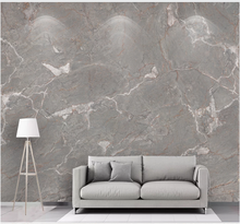 xuesu Nordic style hd grey marbling background wall custom wallpaper 8D waterproof wall cloth 2024 - buy cheap