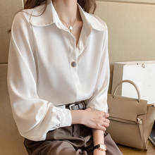 Plus Size 4XL Turn-down Collar Women's Shirt Long Sleeve Single Breasted Autumn Casual Shirt For Women Solid Office Ladies Tops