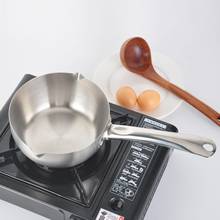 Olla de sopa de Material de calidad, cacerola duradera para leche, olla de acero inoxidable para alimentos, olla antiadherente de fondo plano, utensilios de cocina para el hogar, herramienta de cocina 2024 - compra barato