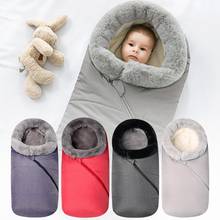Carrinho de bebê com saco de dormir, carrinho de bebê quente à prova d'água para outono e inverno, cobertor para passeio ao ar livre 2024 - compre barato