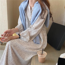 New New Spring Dress Girls Boho Chiffon Female Vintage Dress Party oversize long Sleeve Women Dresses Robe Vestido 2024 - buy cheap