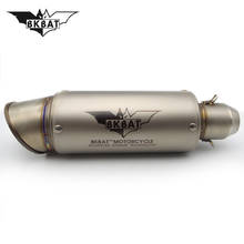db killer Laser engraved moto exhaust modified projector escape muffler pipe For ducati 696 royal enfield escape s1000r cg125 2024 - buy cheap