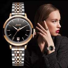 Sunkta, relógios de ouro rosa, relógios femininos de marca de luxo, moderno, elegante, pulseira, relógio de quartzo à prova d'água 2024 - compre barato