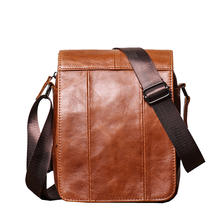Fashion Men Shoulder Bag Vintage Genuine Leather Shoulder Bags Travel Satchel Bag male High quality Cowhide Small Crossbody Bags 2024 - buy cheap