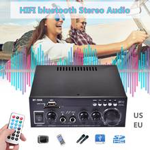 600 Вт автомобильный Hi-Fi стерео усилитель US Plug FM Радио мощность стерео автомобильный усилитель аудио домашний усилитель музыкальный плеер 2024 - купить недорого