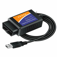 Herramienta de diagnóstico automático para coche, lector de código con Bluetooth, V1.5 USB, para ELM327 OBD2, Elm 327 2024 - compra barato
