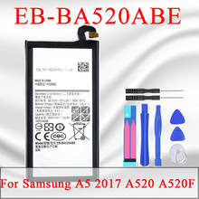 Для SAMSUNG EB-BA520ABE 3000 мАч аккумулятор для Samsung Galaxy A5 2017 Edition A520 SM-A520F A520K A520L A520S A520W A520F/DS батарея 2024 - купить недорого