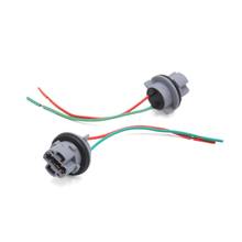 2 pces t20 luz de ruptura lâmpada extensão fio chicote soquete conector para carro 2024 - compre barato