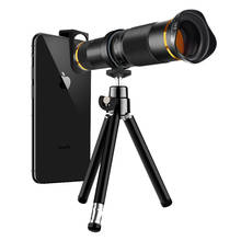 Универсальный телеобъектив 38X Telecope Lens 4K HD, объектив камеры телефона для iPhone, смартфона Sumsung, комплект объективов для мобильного телефона со штативом 2024 - купить недорого