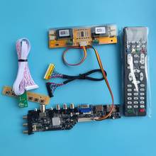 Kit para LM170E01-A4/ LM170E01 1280x1024 LCD AV DVB-T DVB-T2, USB digital VGA TV HDMI, 4 paneles de placa de controlador CCFL 2024 - compra barato