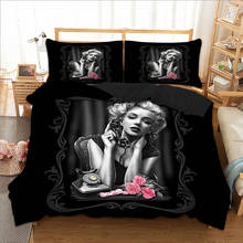 Sexy Girl Duvet Cover Set 3D Gothic Queen King Size Bedding Set Single DoubleTwin Full Bedclothes Adult Quilt Cover Pillow cases 2024 - buy cheap