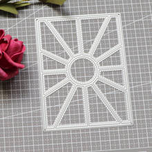 Circle Geometry Frame Rectangle Metal Cutting Dies Stencils DIY Embossing Scrapbooking Decorative Paper Card Craft Cut Die 2024 - buy cheap