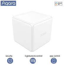 Aqara-controlador de cubo versión Zigbee, controlado por seis acciones con aplicación de teléfono para Dispositivo de hogar inteligente, TV, enchufe inteligente 2024 - compra barato