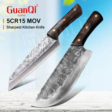 Full Tang Chef Cleaver Knife Wide Blade Chopping Knife Butcher Knife Stainless Steel Handmade Forged Kitchen Knives Cooking Tool 2024 - buy cheap