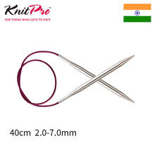 Knitpro Nova-aguja Circular fija de Metal, 40 cm 2024 - compra barato