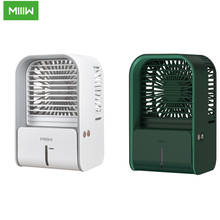 YOUPIN MIIIW-enfriador de aire portátil, ventilador de bajo ruido, 3 engranajes, aire acondicionado de escritorio, Humidificador USB, purificador para oficina y dormitorio 2024 - compra barato