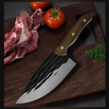 XYj Slice Butcher Knife 7.5 Inch Forged Chef Knives High Carbon Stainless Steel Cleaver Santoku Cooking Knife Pakkawood Handle 2024 - buy cheap